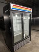 True Refrigerated Sliding Glass Door Merchandiser