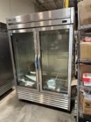 True 2-Glass Door Commercial Refrigerator