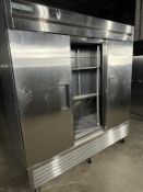 True 3-Section Reach-In Freezer