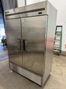 True 2-Door Commercial Freezer
