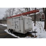 Car Mate 7' x 14' Enclosed Contractor Trailer