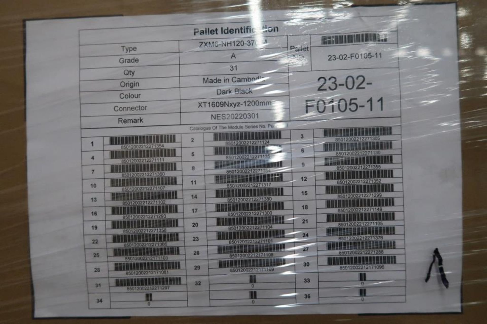 ZNSHINE Pallets of 370W Photovoltaic Solar Panels - Image 3 of 3