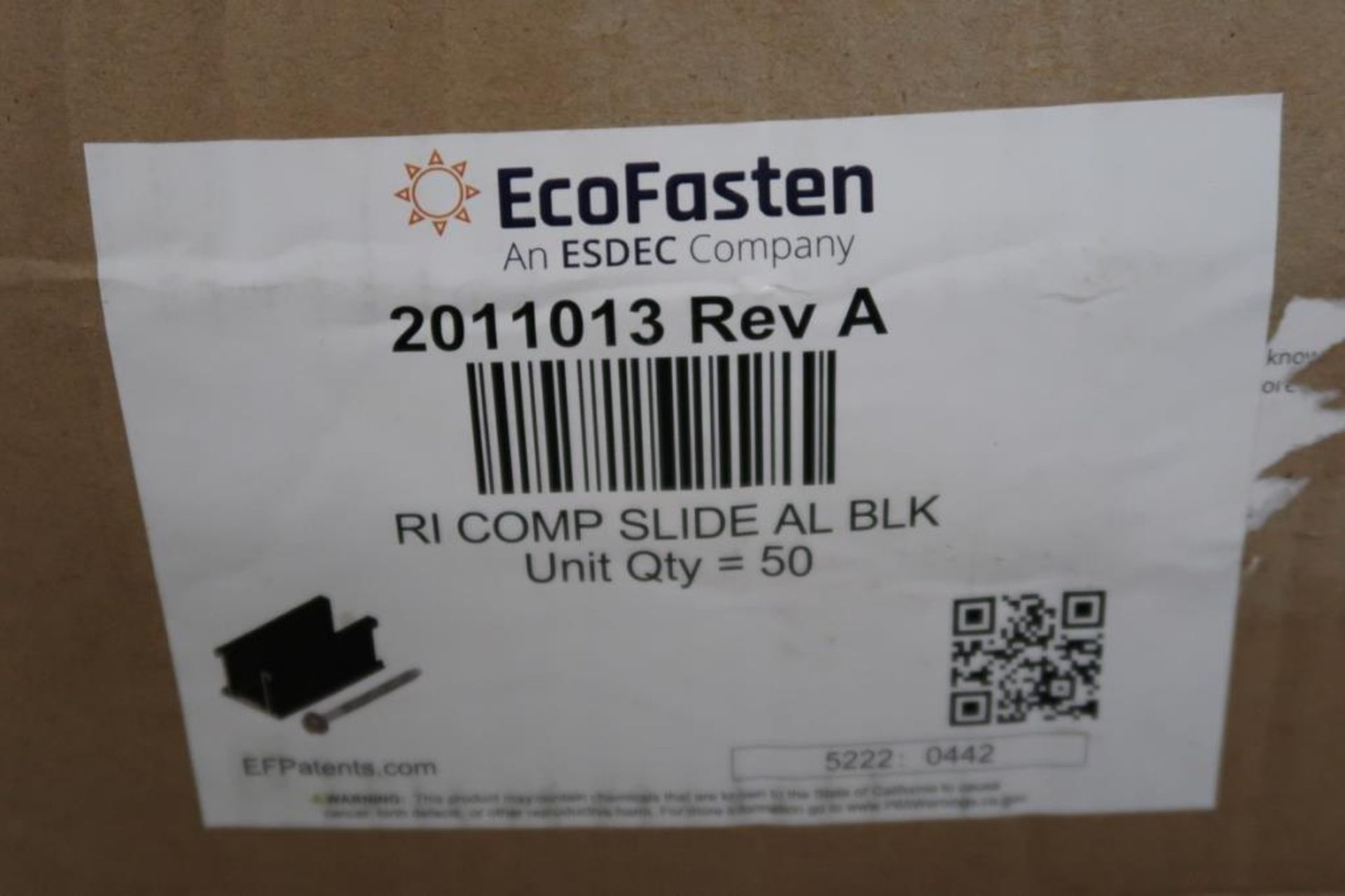 EcoFasten Boxes of Rock-It System Black Aluminum Comp Slides - Image 3 of 3