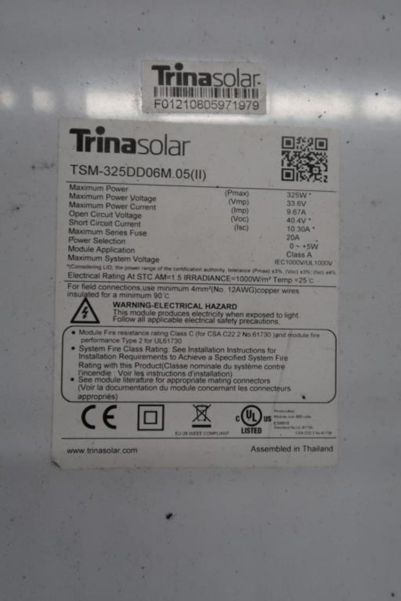 Pallets of Assorted Photovoltaic Solar Panels - Image 10 of 20