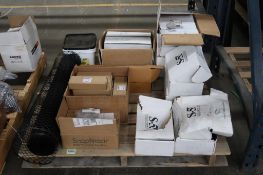 Pallet of Assorted Solar Panel Mounting Hardware