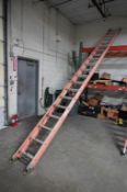 Sunset Ladders Fiberglass 40 FT Extension Ladder