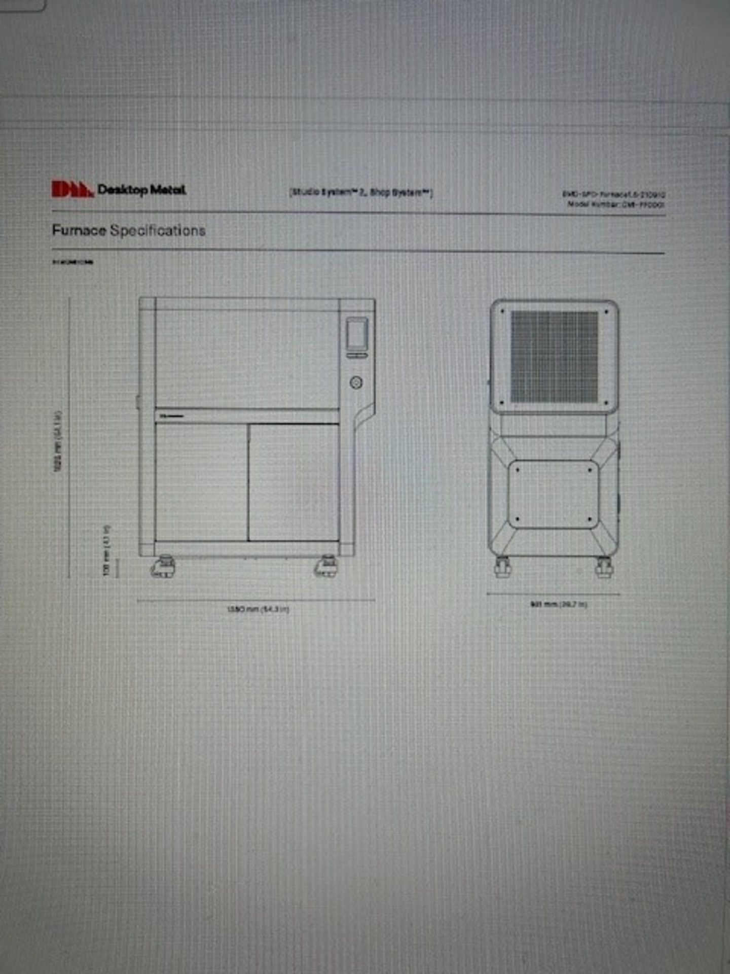 Shop System Sintering Furnace - Image 6 of 6