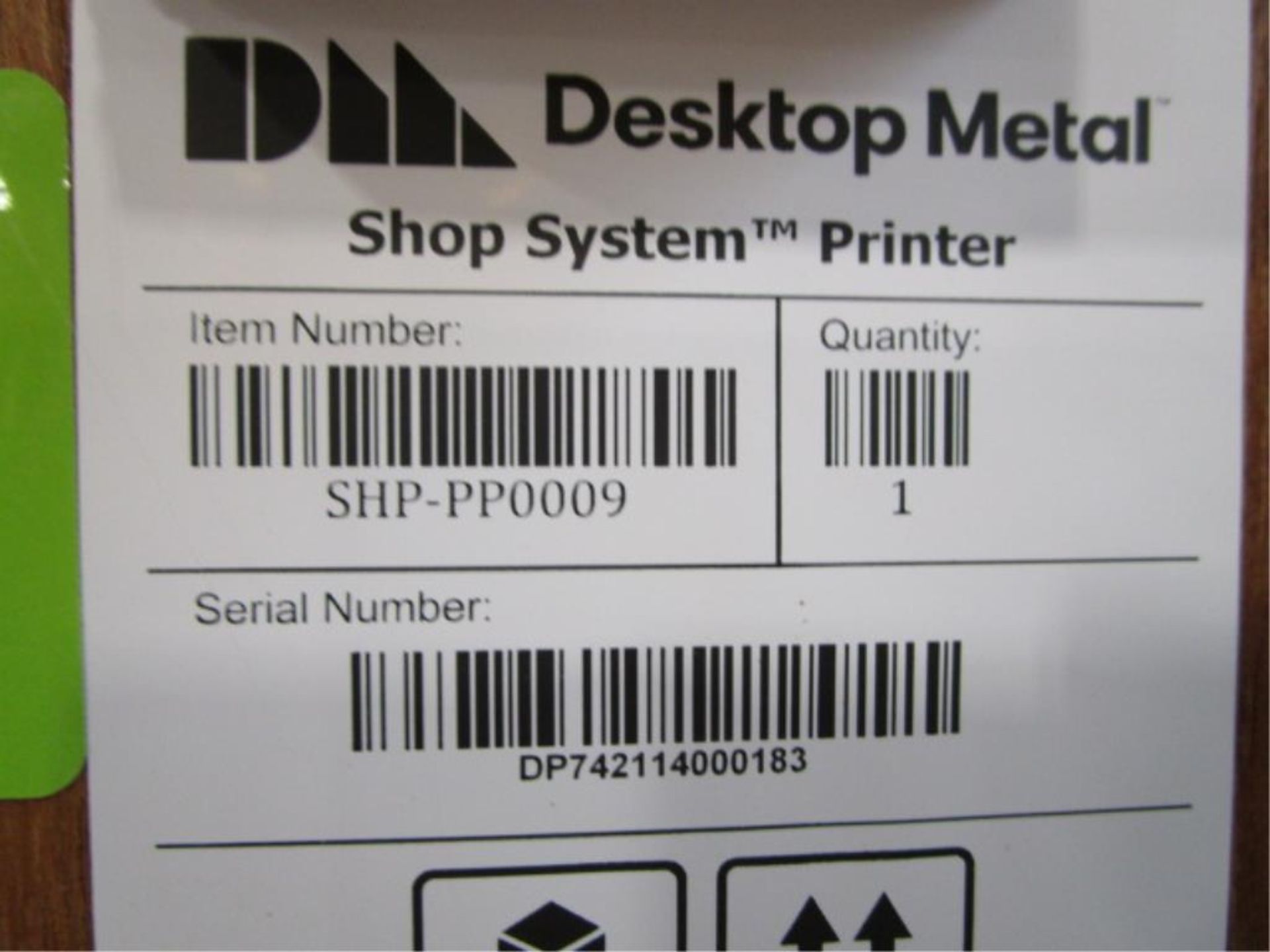 Desktop Metal SHP-PP0009 Shop System Printer (New/Unused) - Image 3 of 5