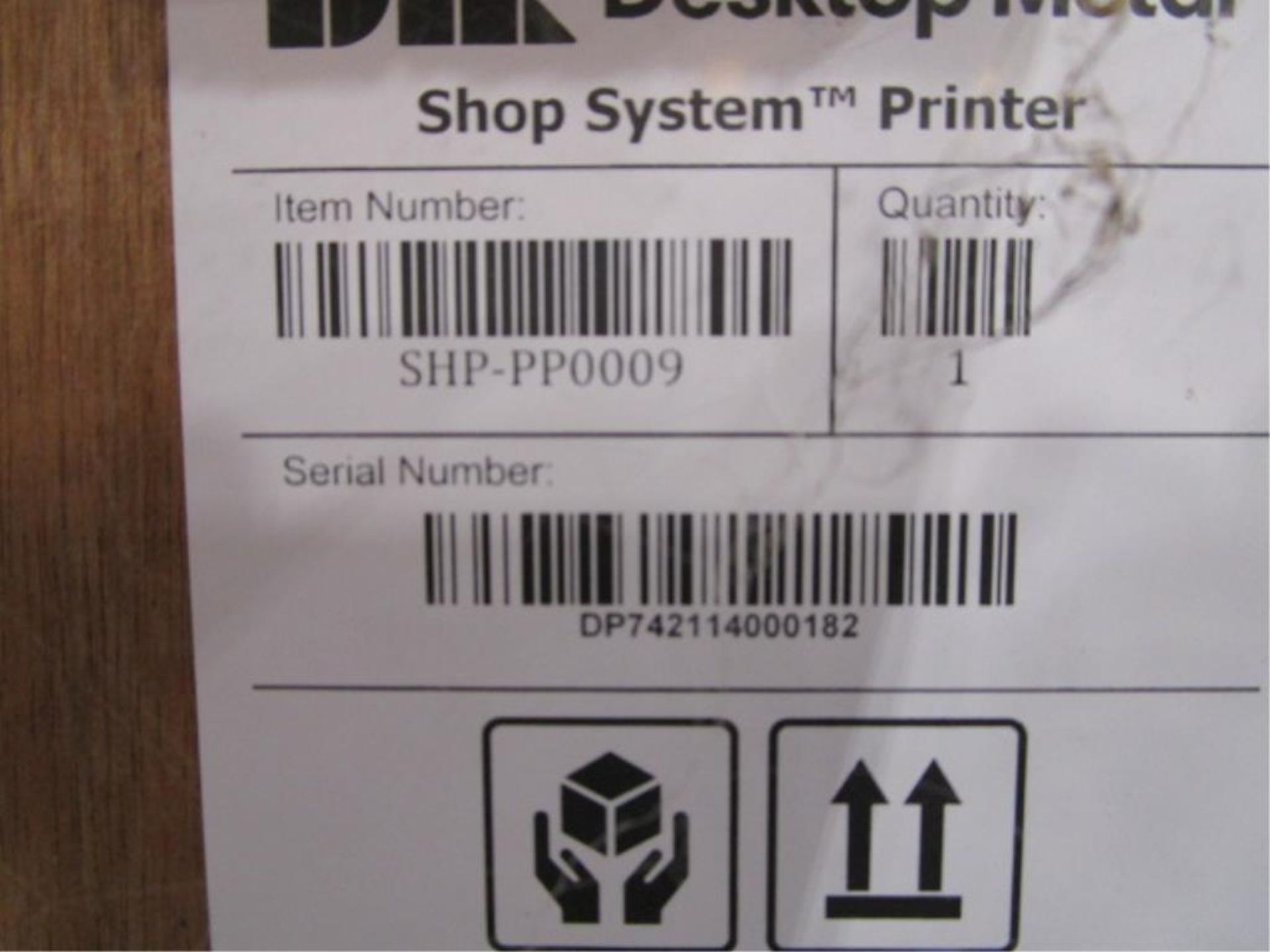 Desktop Metal SHP-PP0009 Shop System Printer (New/Unused) - Image 3 of 5