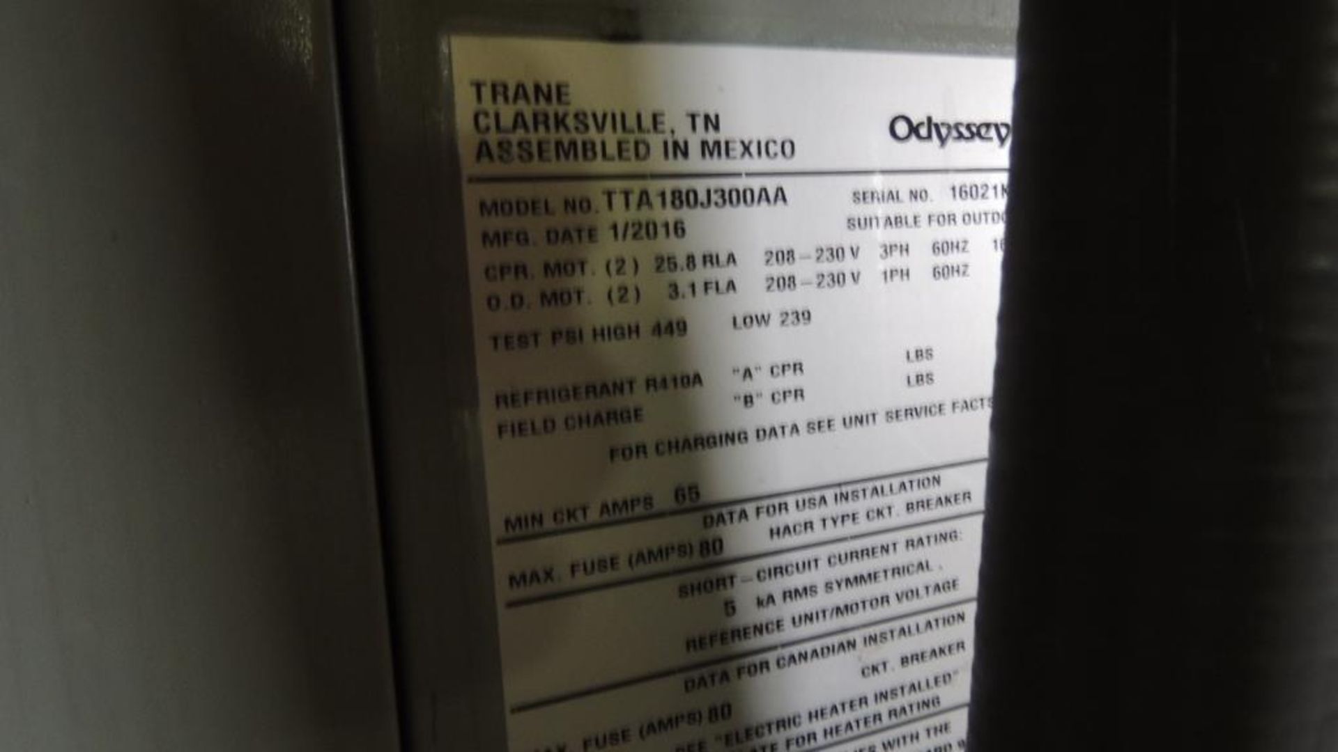 Trane Air Conditioner - Image 6 of 6