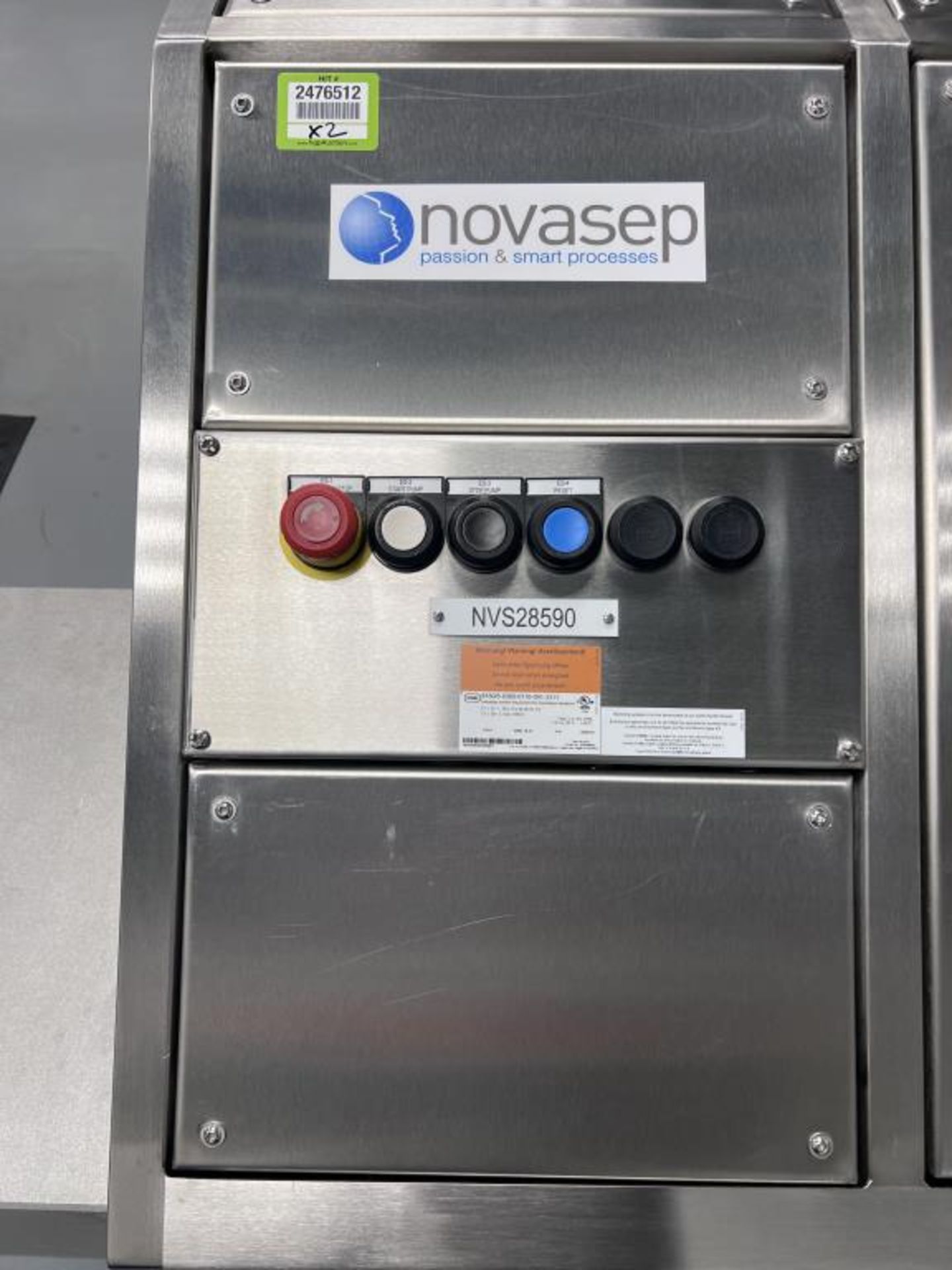 Novasep LC590.700.VE100 Column - Image 3 of 19