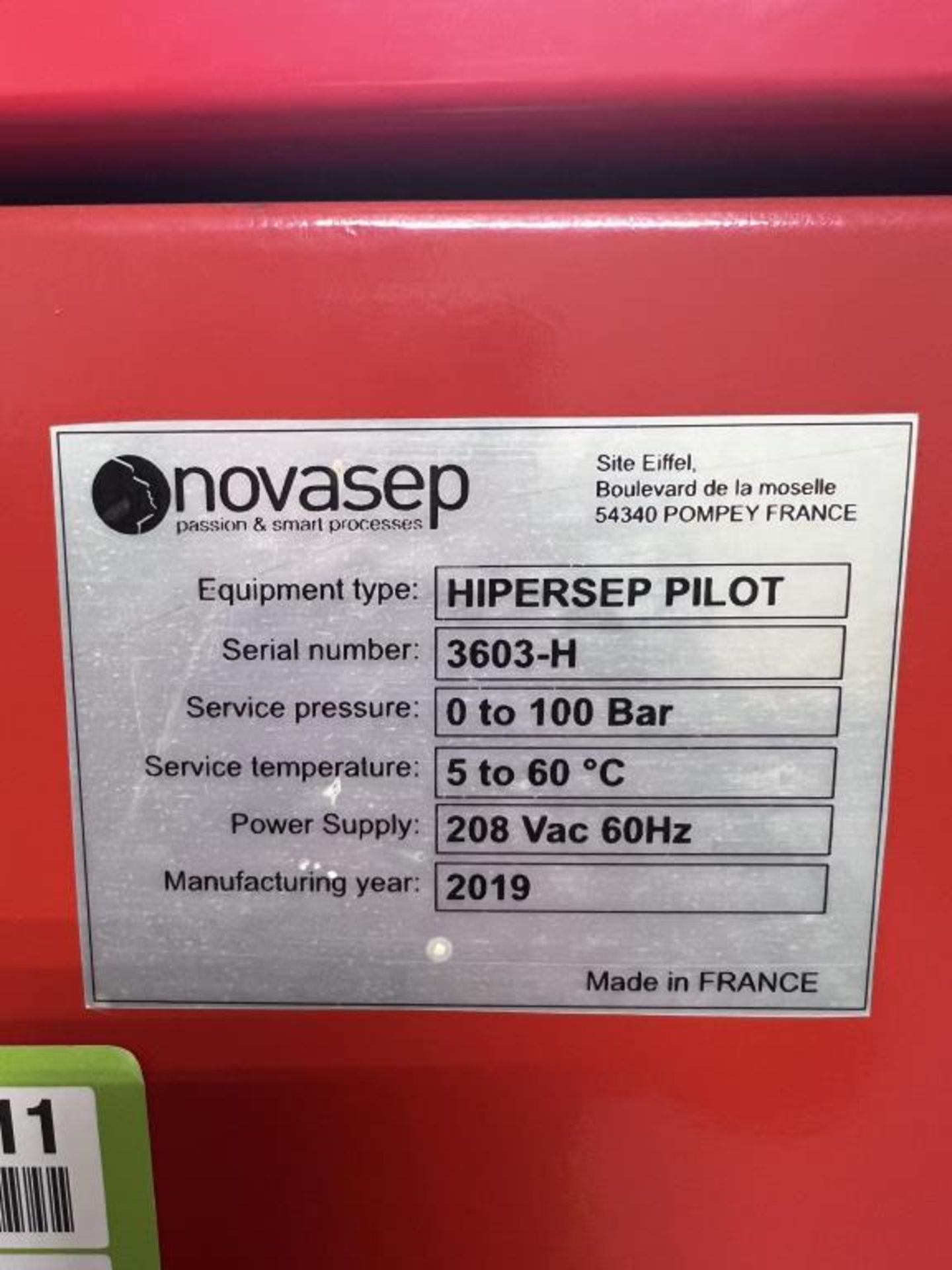 Novasep Hipersep Pilot HPLC Skid - Image 28 of 56