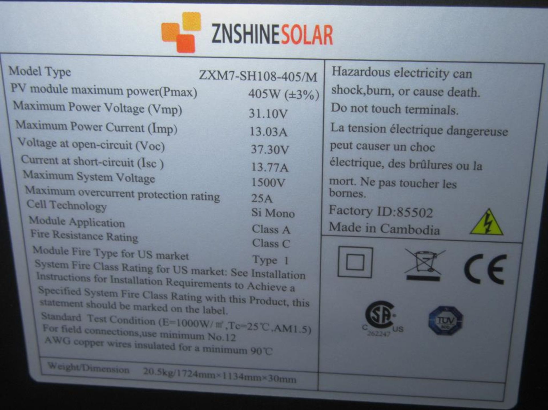 ZNShine Solar Panels - Image 6 of 6