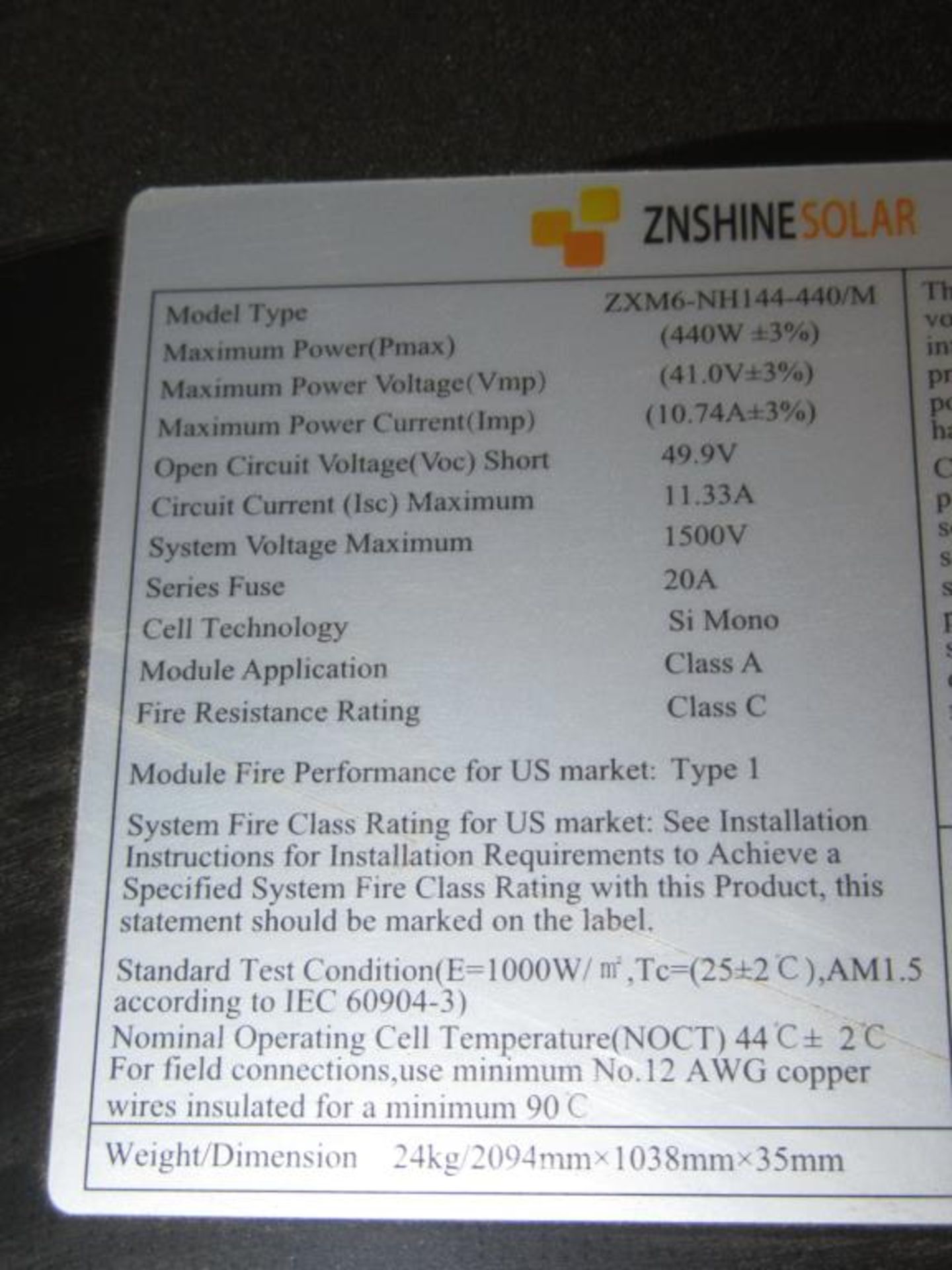 ZNShine Solar Panels - Image 5 of 5