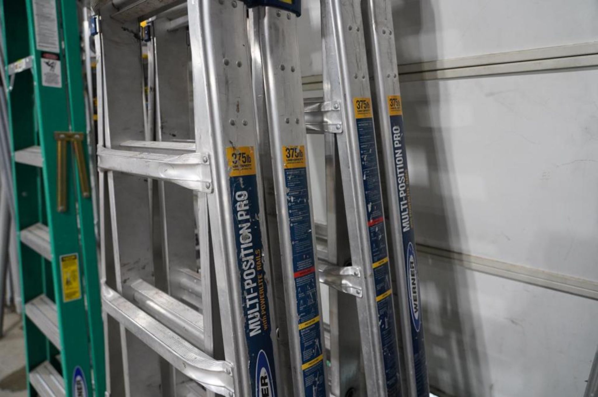 25 Ft Multi Position Pro Aluminum Ladders - Image 3 of 4