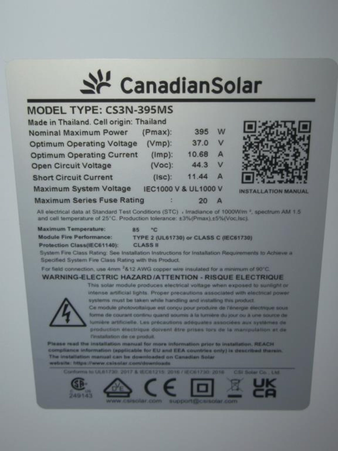 Canadian Solar Panels - Image 5 of 5
