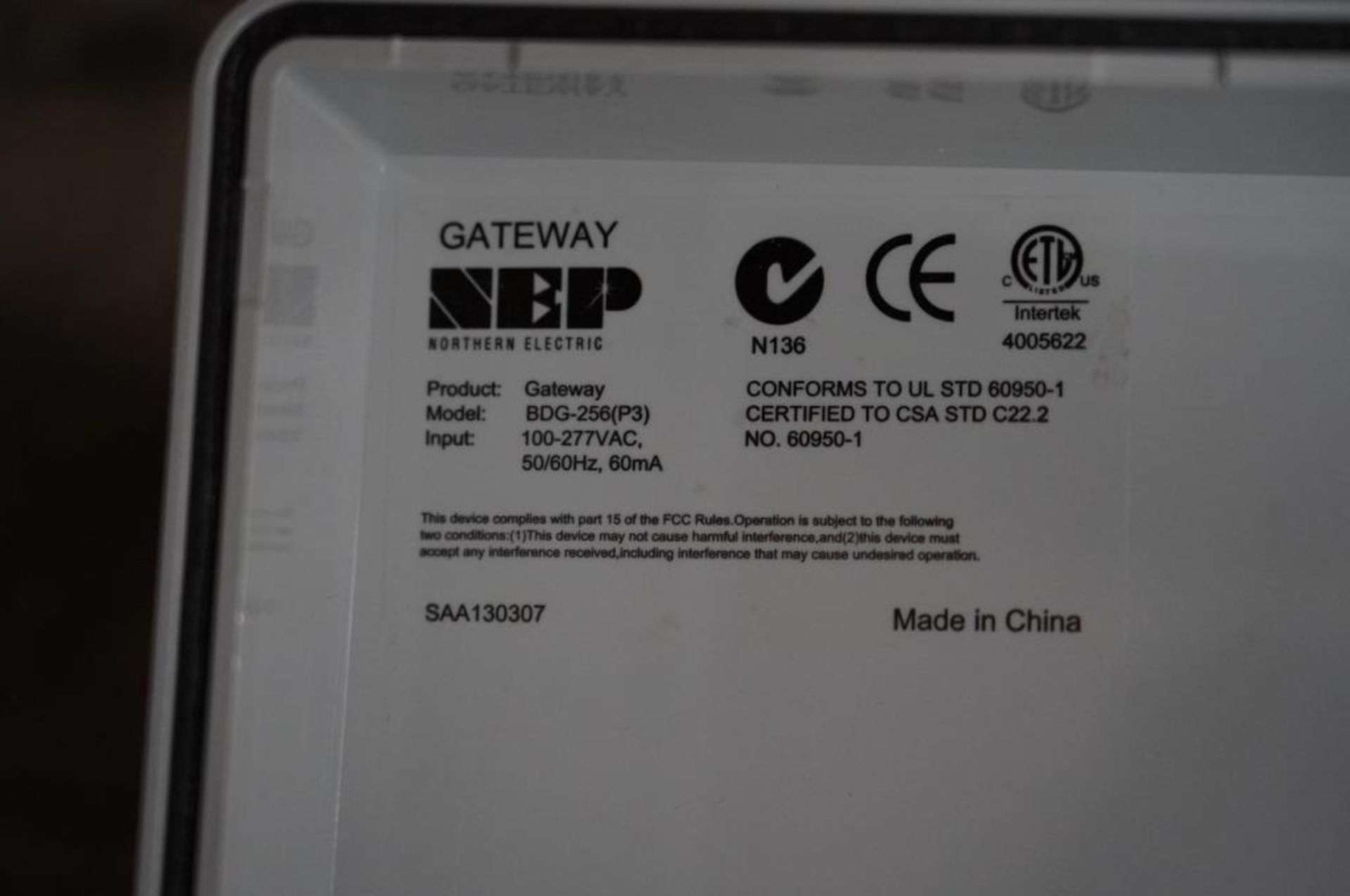 NEP BDG Gateway and Wi-Fi Networks - Image 12 of 12