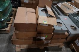 Skid of Milbank 200 Amp Meter Sockets