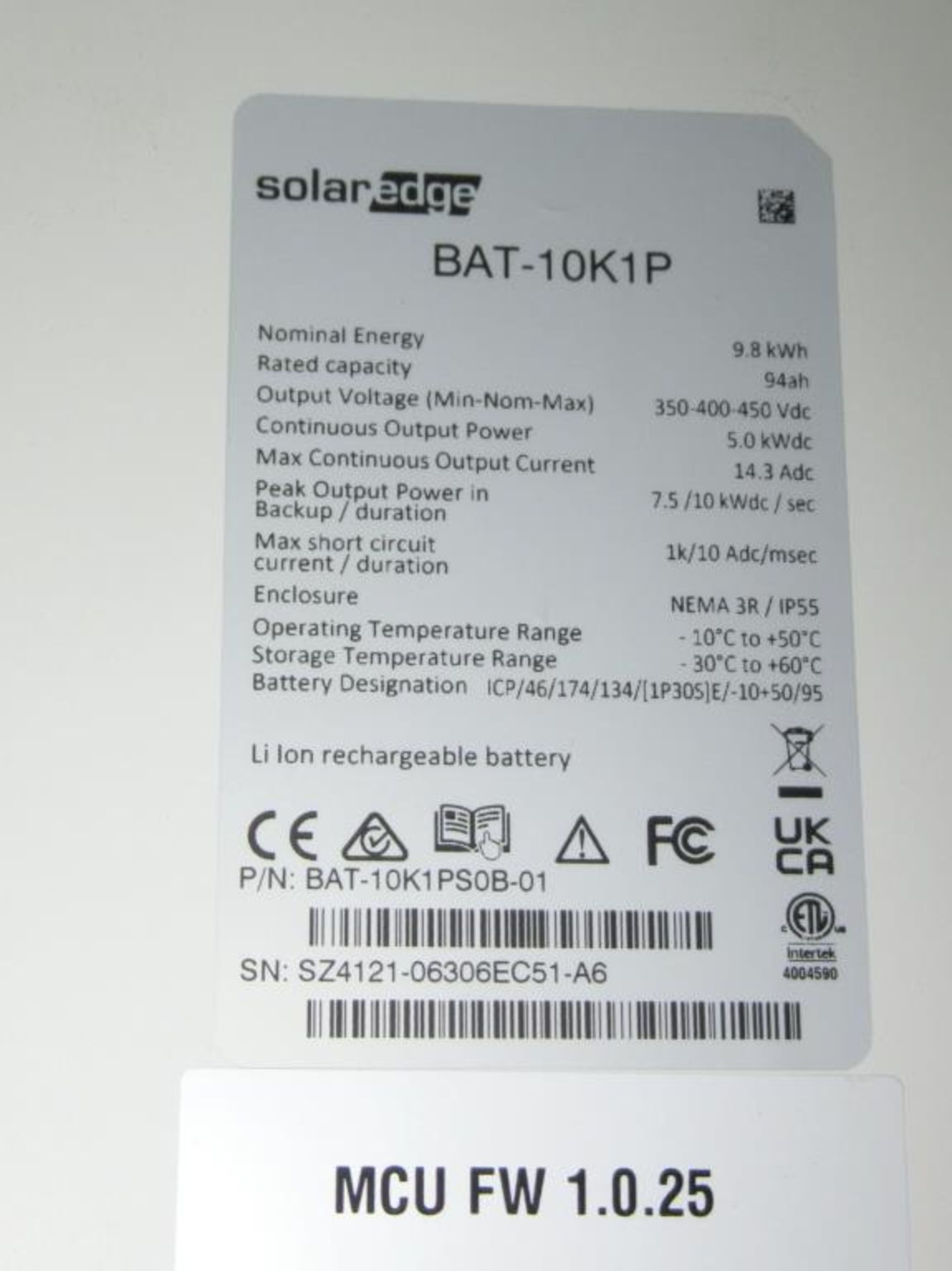 Solar Edge Battery Energy Bank - Image 4 of 4