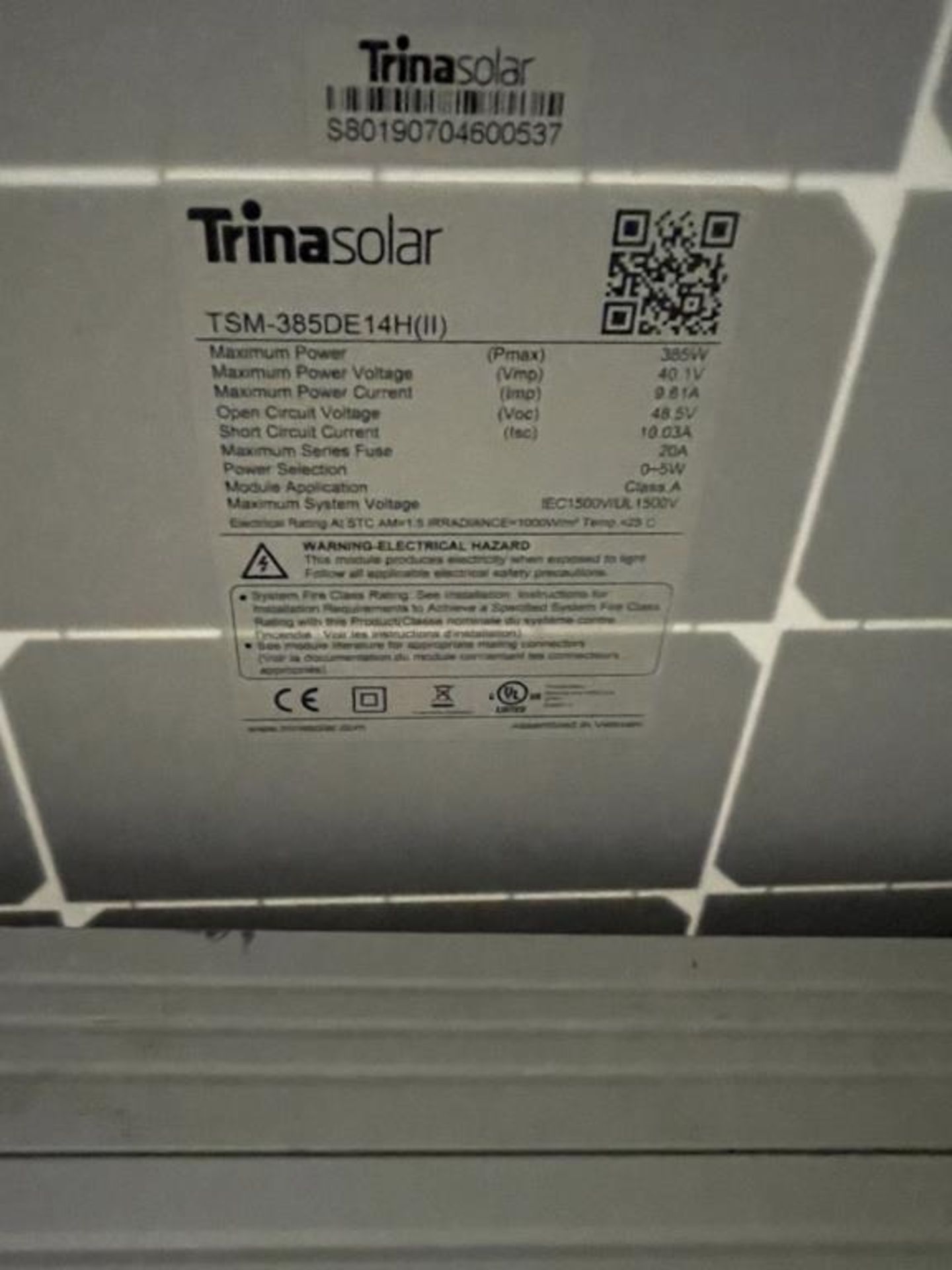 Trina Solar Panels - Image 5 of 5