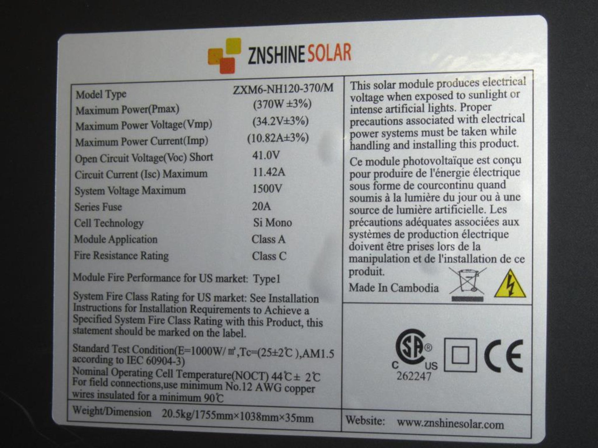 ZNShine Solar Panels - Image 6 of 6