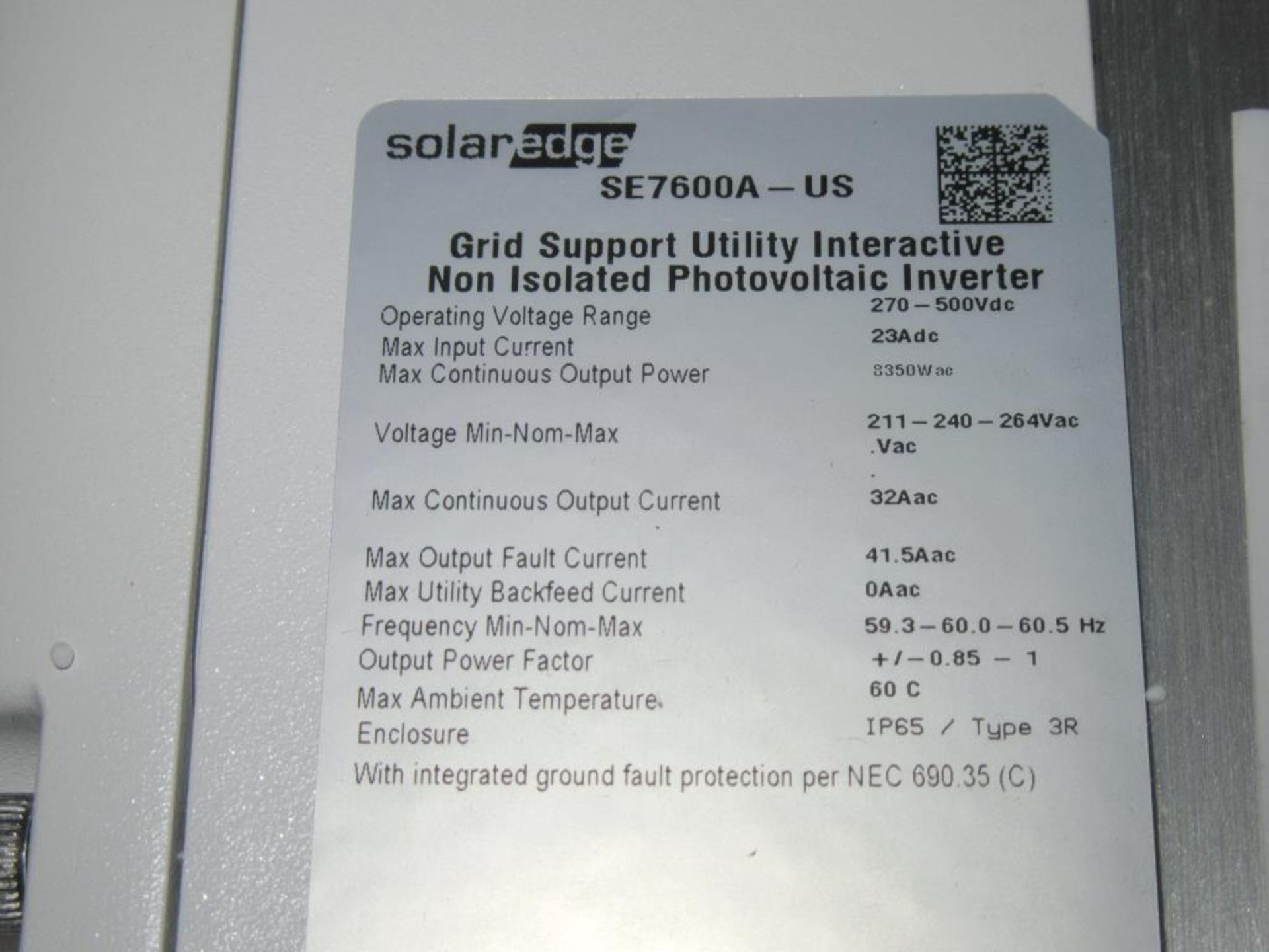 Solar Edge Solar Inverters - Image 11 of 11