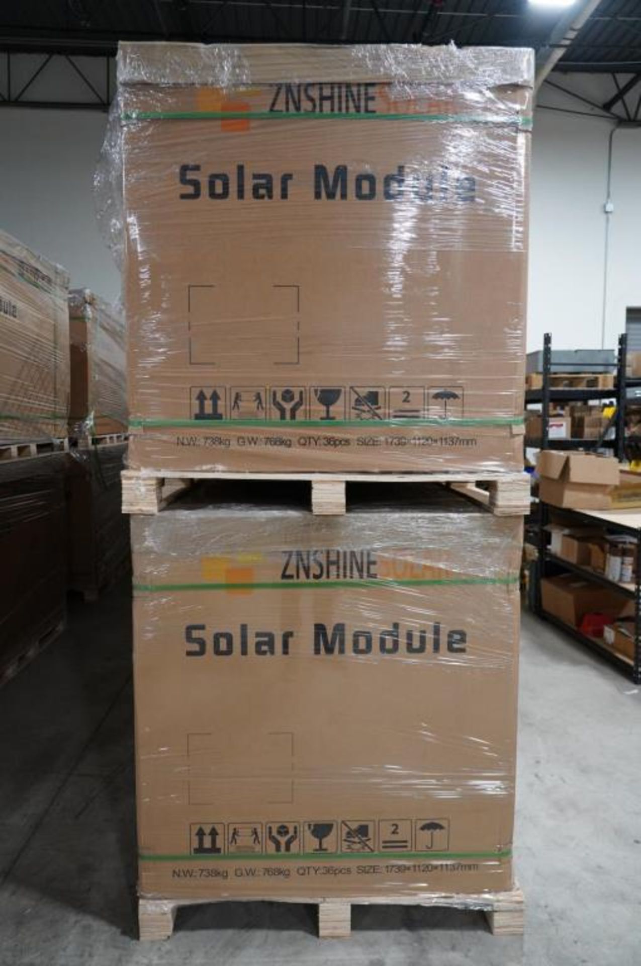 ZNShine 370 Watt Photovoltaic Solar Panels - Image 3 of 4