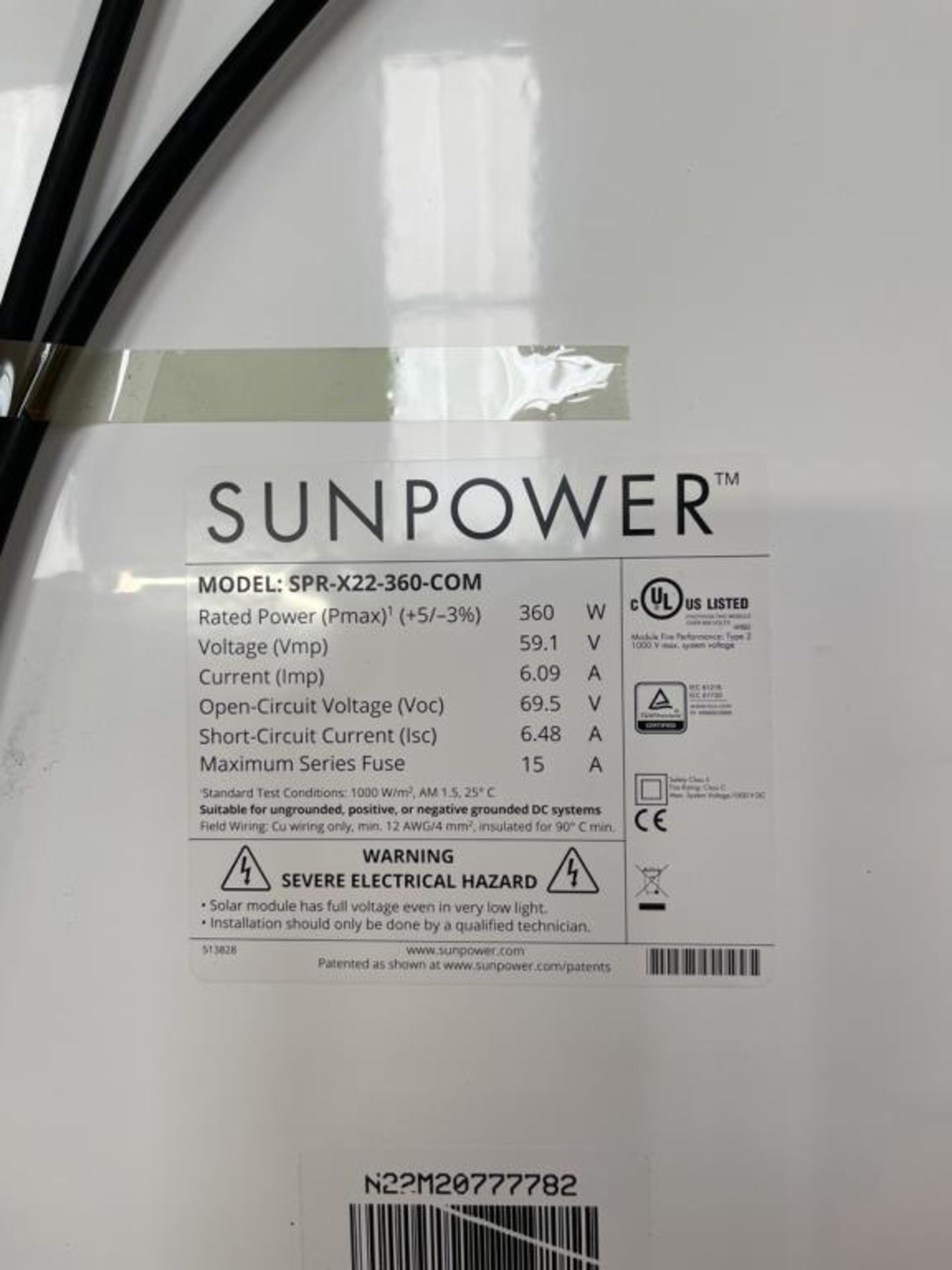 Sunpower Solar Panels - Image 5 of 5