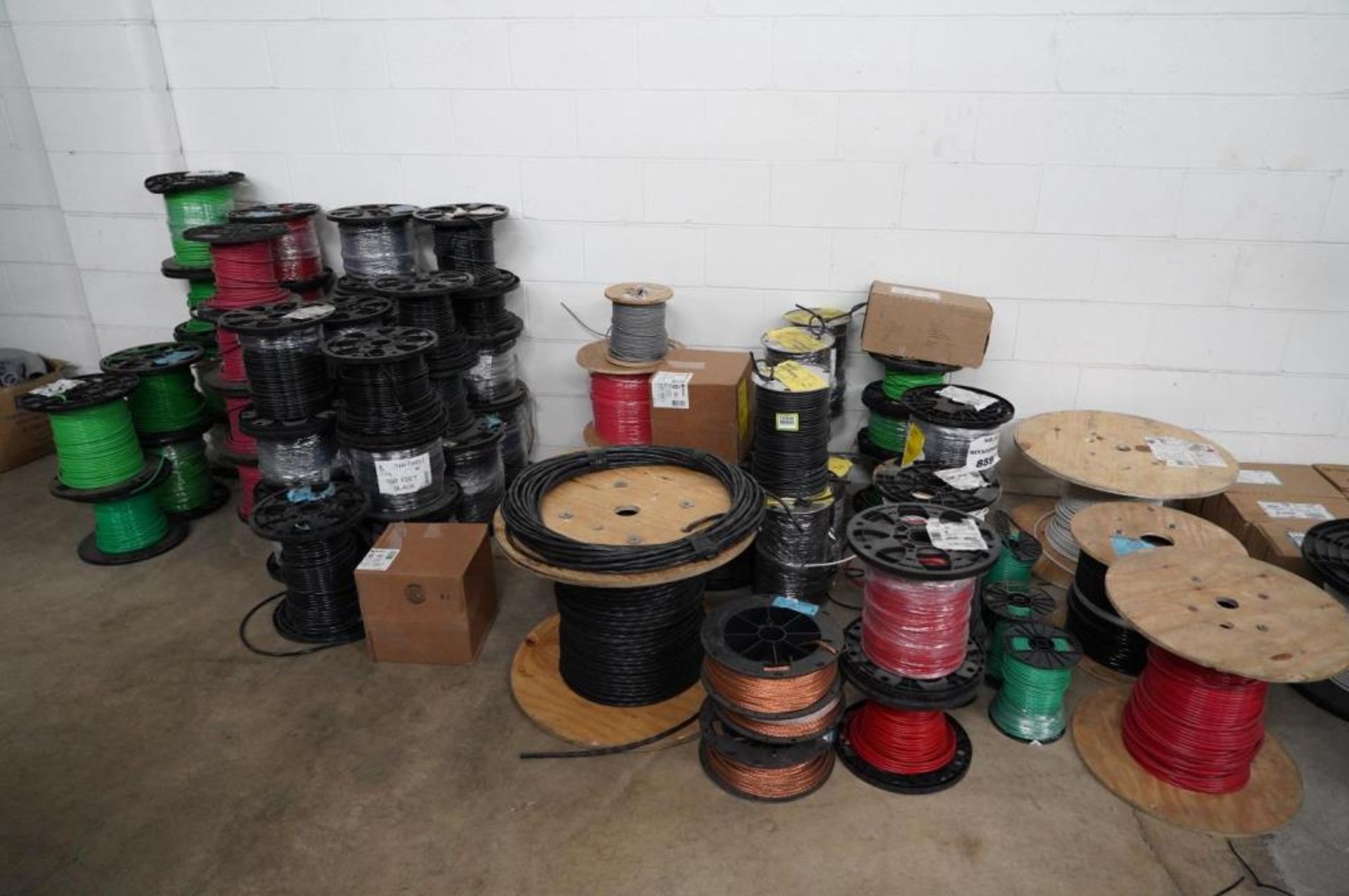 Assorted Size Wire Spools - Image 2 of 29