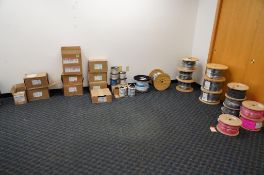 Assorted Wire Spools in Room
