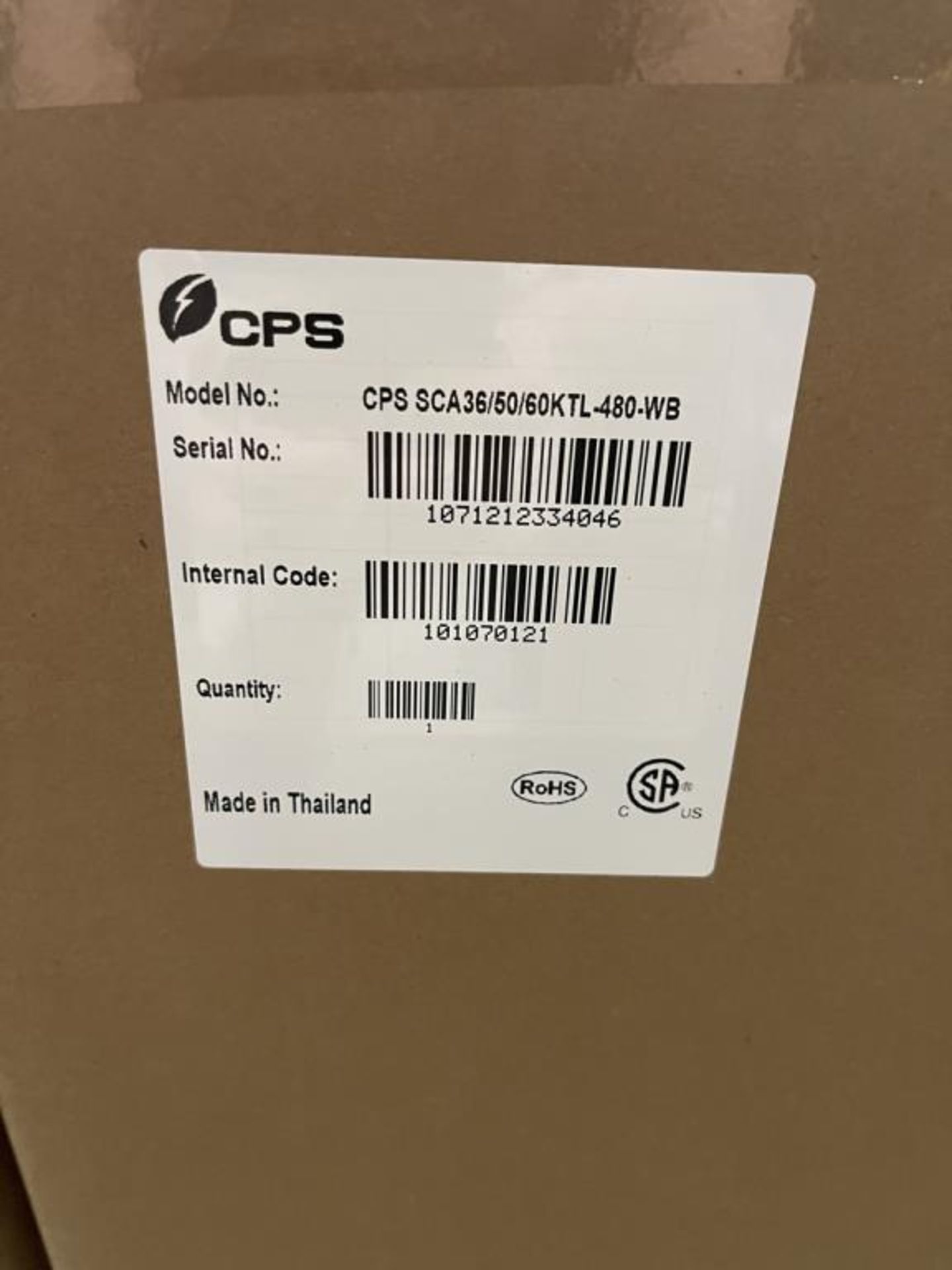 CPS Pallet of Inverters - Image 3 of 5