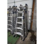 25 Ft Multi Position Pro Aluminum Ladders