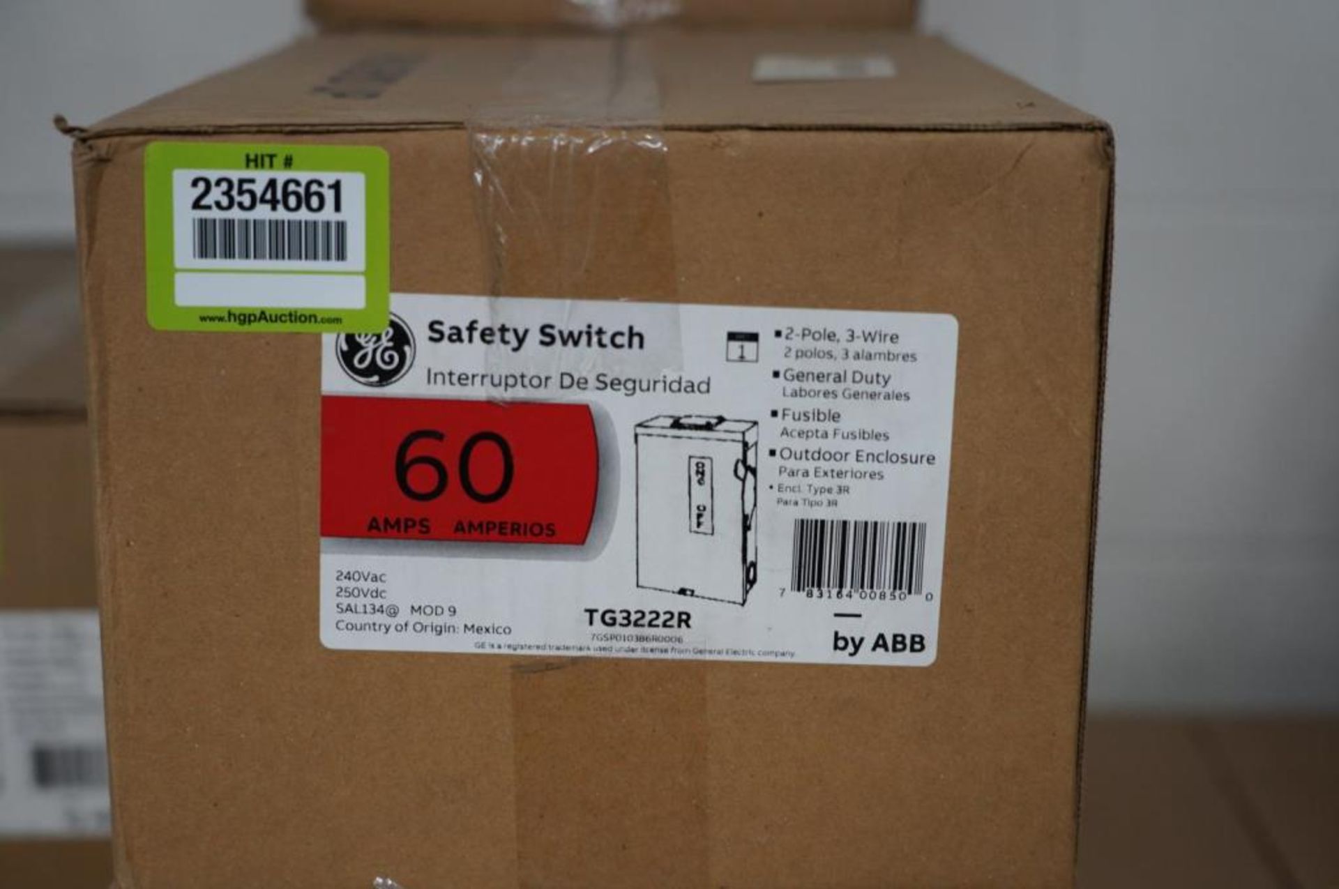 GE 60 Amp General Duty Safety Switches - Image 2 of 2