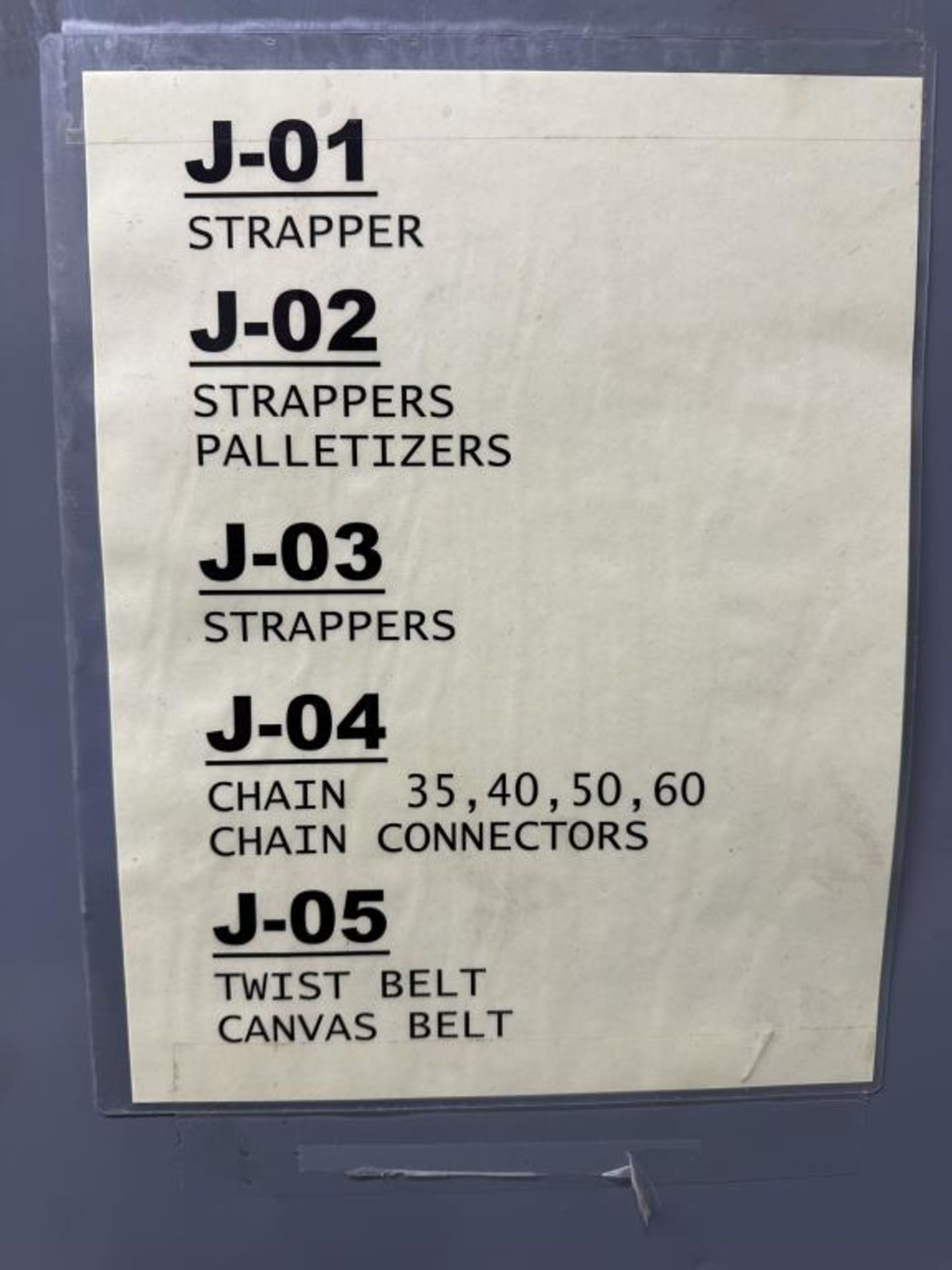 Strapper, Palletizer Parts, Belts - Image 2 of 14