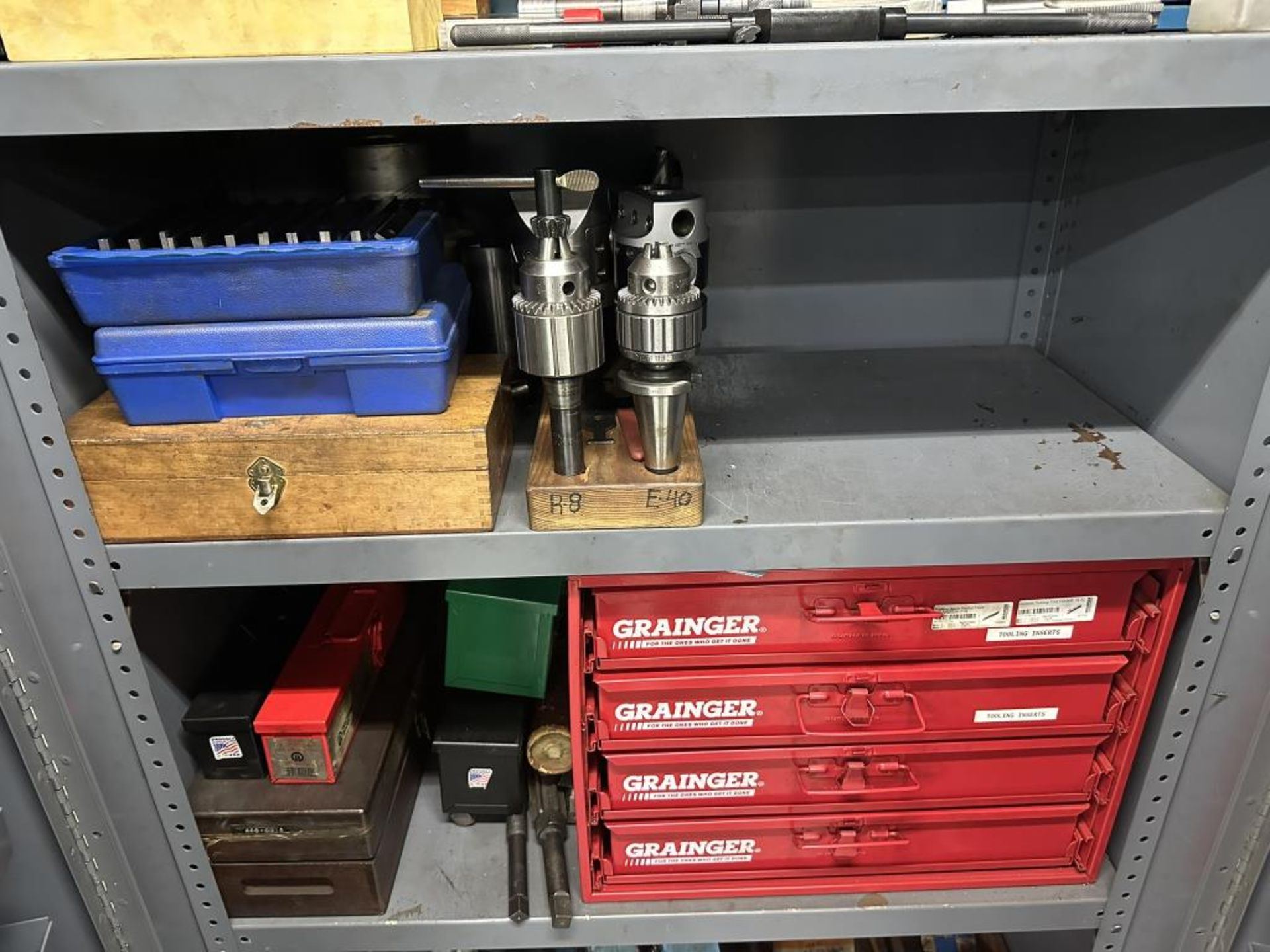 Mill/Lathe Cabinet with Contents - Image 7 of 12