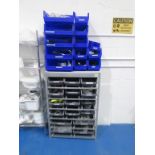 Light Duty Shelving Unit with Plastic Totes