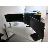 Computer Monitors and Laptop Stand