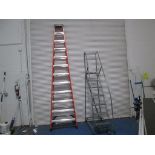 Werner 12ft A-frame Ladder with Rolling Staircase