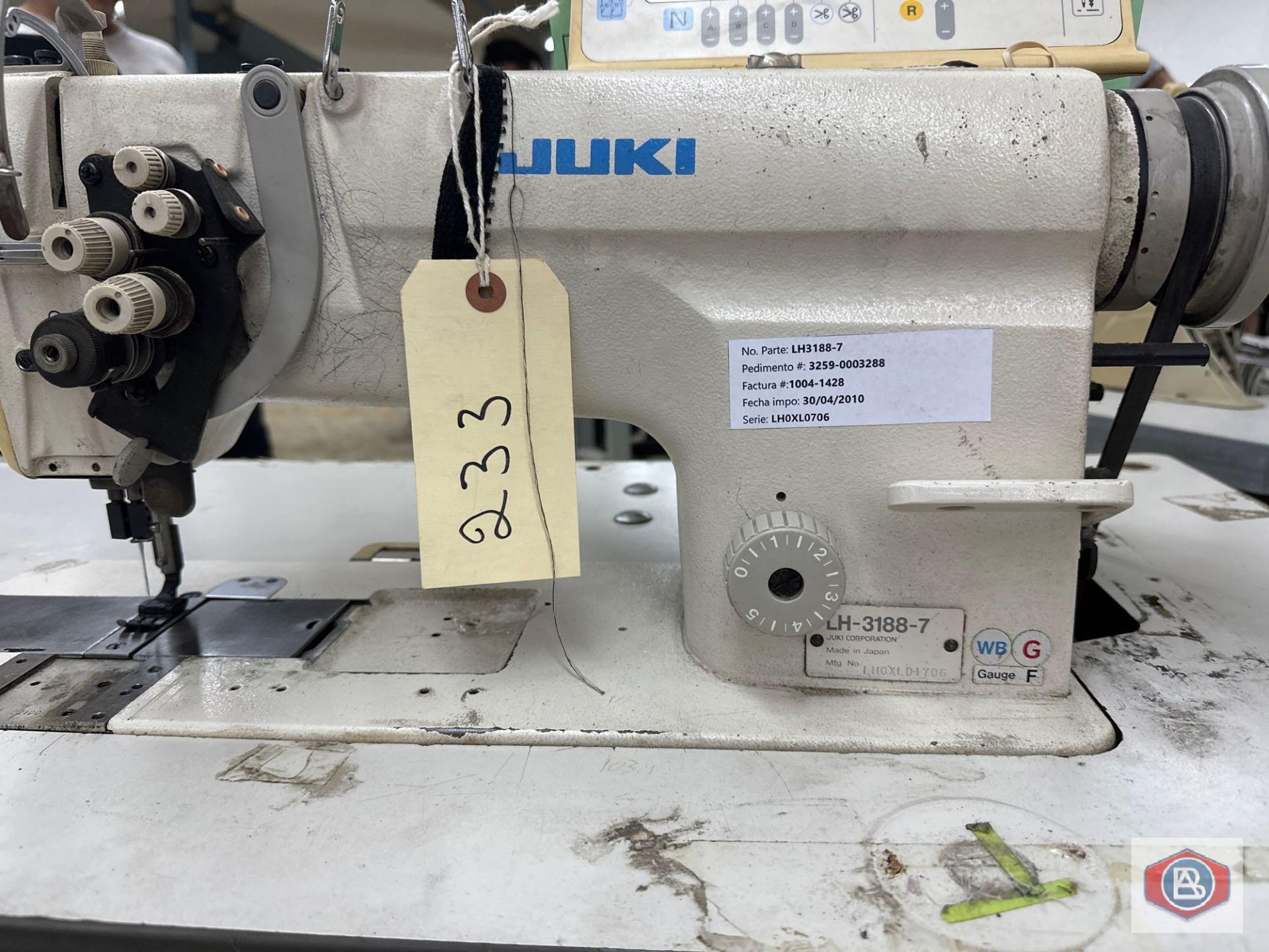 Juki Sewing Machine - Image 3 of 3