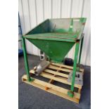Steel Chute With Safety Grate