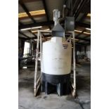 500 Gal. Cone Bottom Tank W/ Variable Speed Mixer