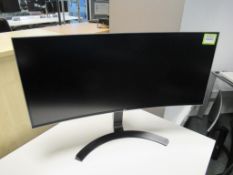 Curved Monitor with Stand