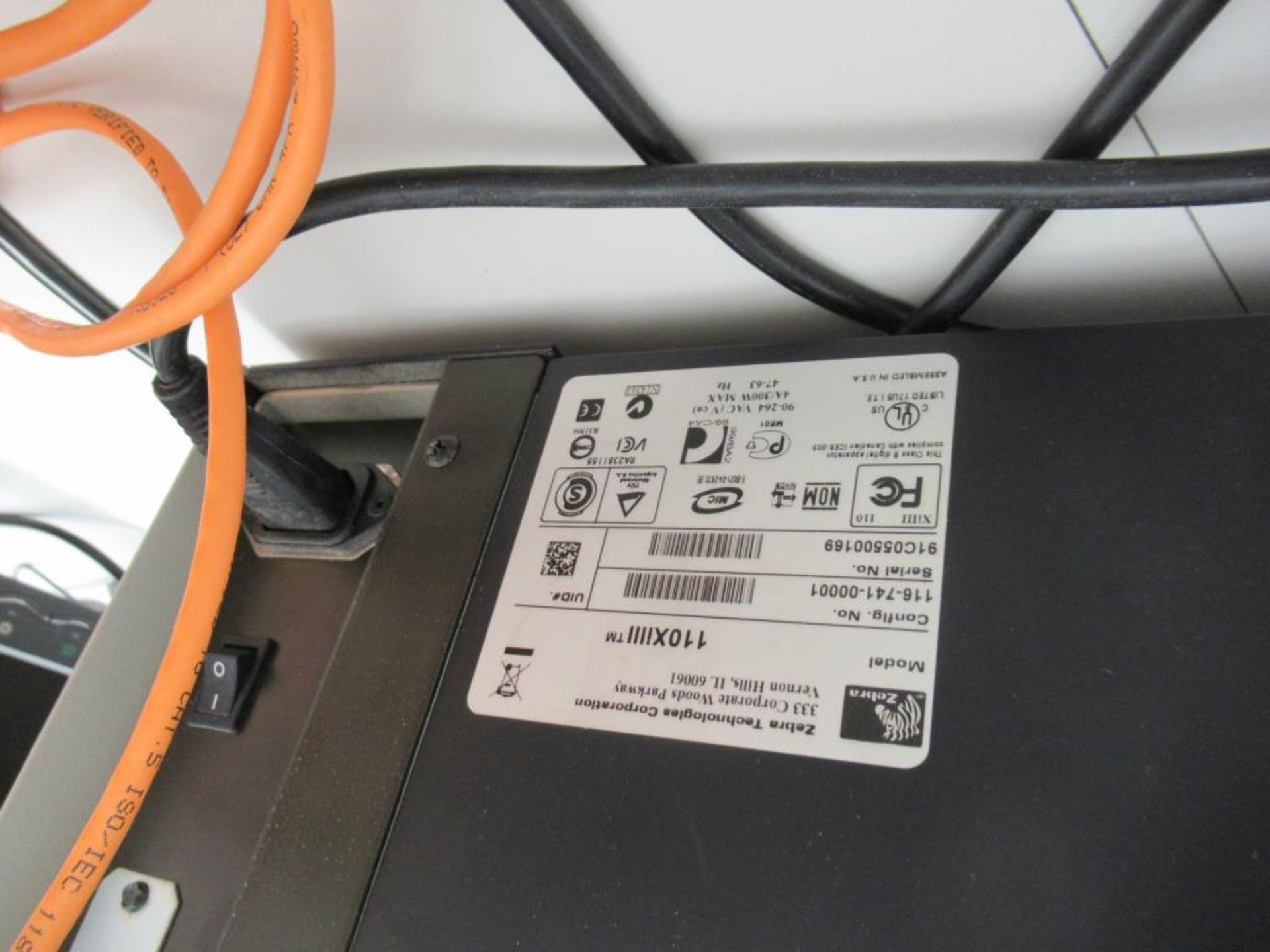 Zebra 110Xi3 Plus Label Printer - Image 3 of 3