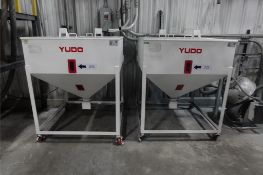 (2) Yudo EZS-500 Material Storage Bins