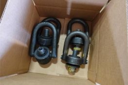 (4) Assorted Swivel Eye Bolts