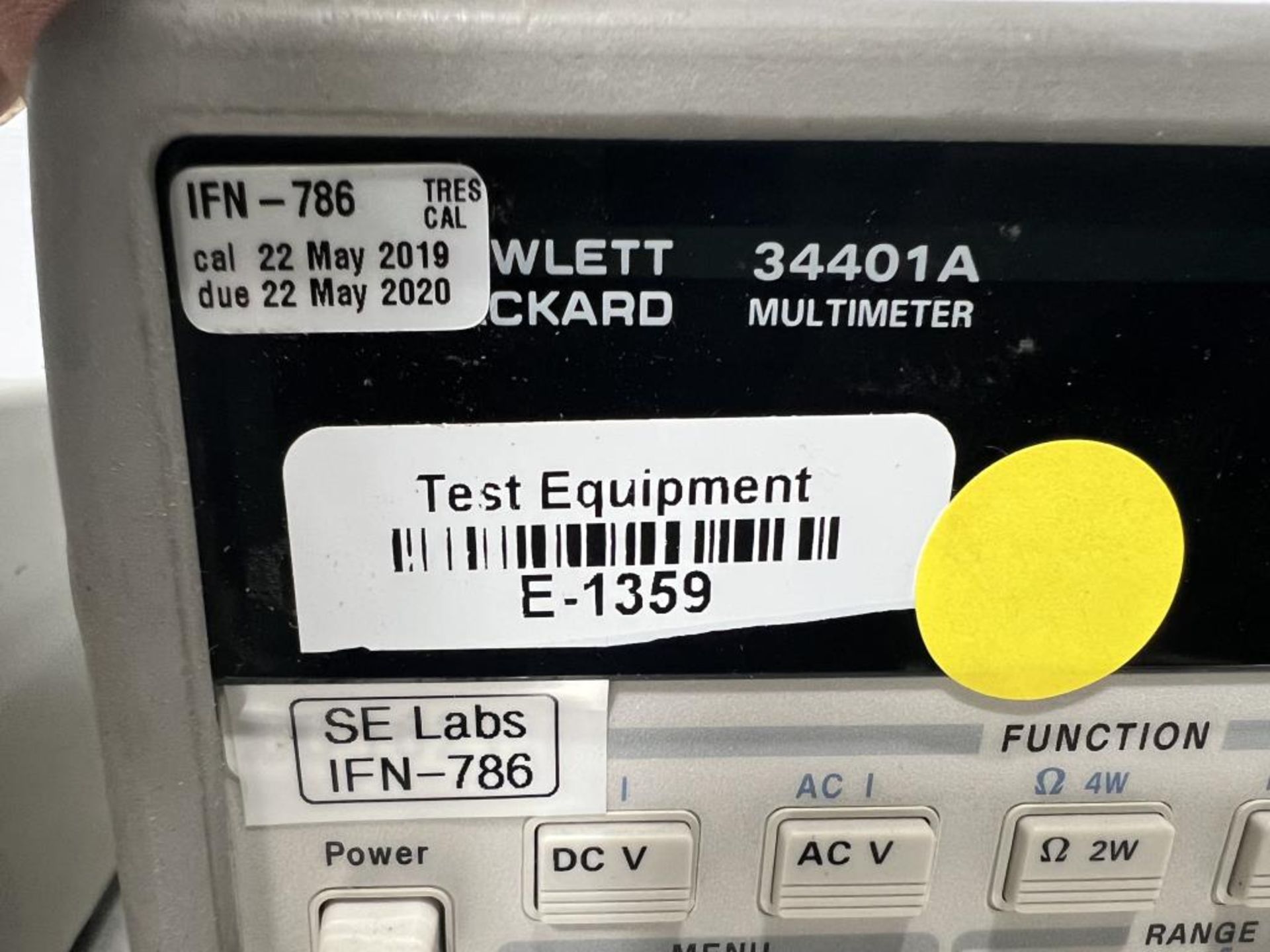 HP 34401A Multimeters - Image 2 of 5