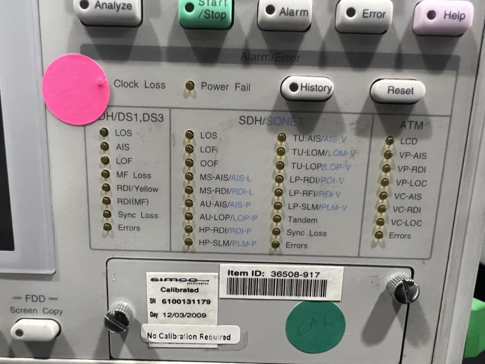 Sonet/SDH/PDH/ATM Analyzer - Image 3 of 6