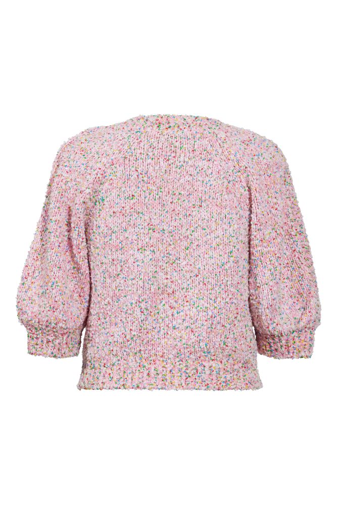CHANEL BY KARL LAGERFELD SPRING, PARIS SEOUL CRUISE 2016 Pink pullover with multi coloured sequins - Image 2 of 2