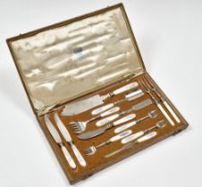 MOROZOV TABLE SERVICE SET OF FLATWARE AND CUTLERY COMPRISING THIRTEEN PIECES Russia, St. Petersburg,