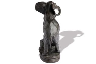 ANTOINE-LOUIS BARYE (1795-1875) Elephant